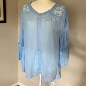 New Directions bohemian top, EUC